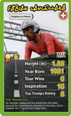 2015 Top Trumps Cycling Heroes #NNO Fabian Cancellara Front